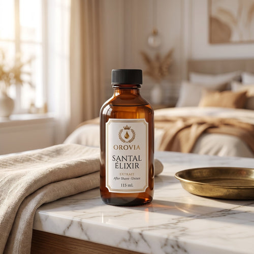 Santal Élixir · After Shave 115 ml en ambiente