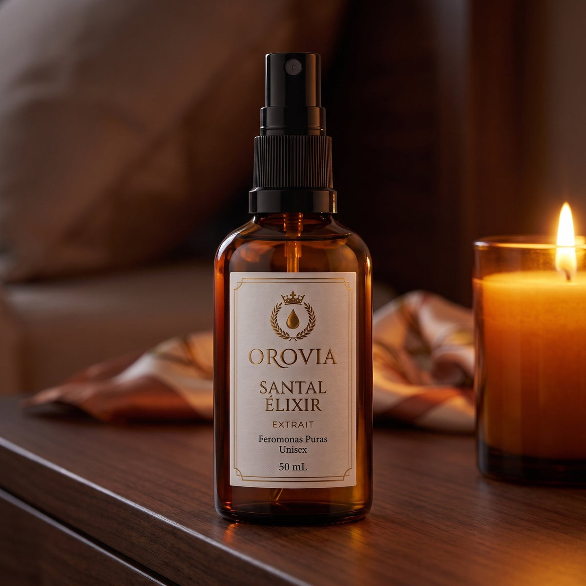 Santal Élixir · Feromonas Puras 50 ml en ambiente