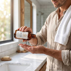 Santal Élixir · After Shave 115 ml en uso