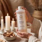 Santal Élixir · Agua de Santal 1 Litro en uso