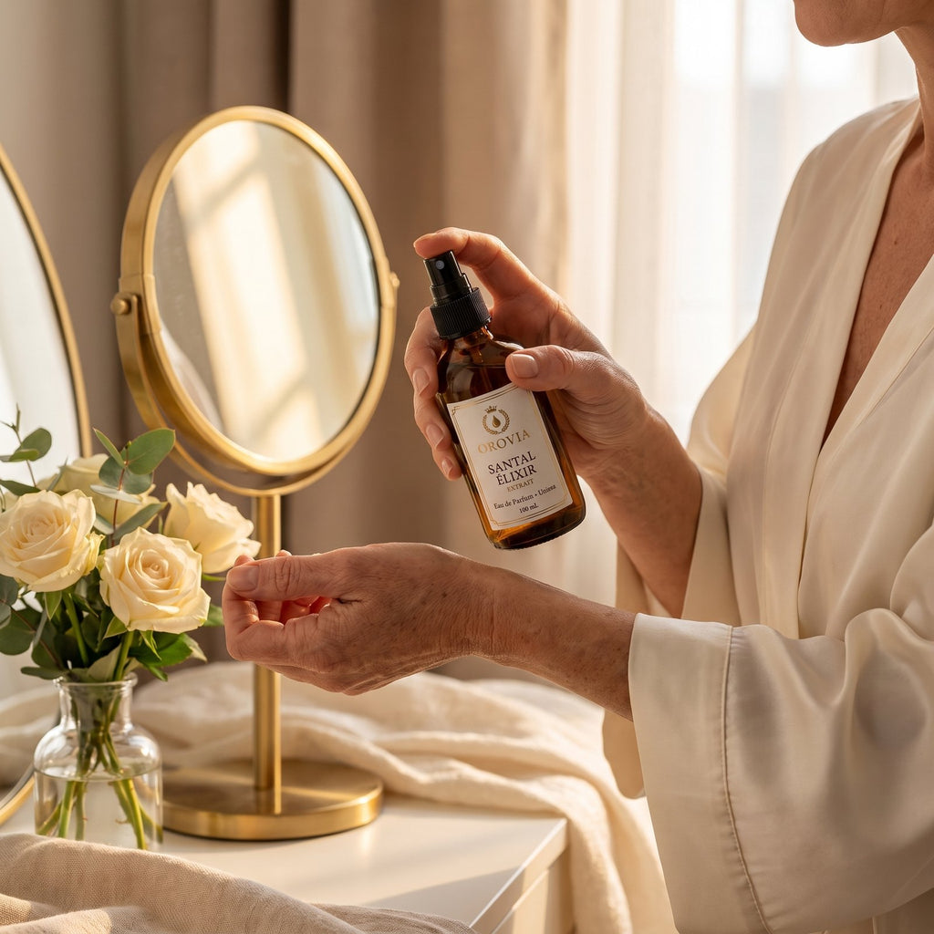 Santal Élixir · Eau de Parfum 100 ml en uso