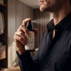 Santal Élixir · Fragancia Corporal con Feromonas 125 ml en uso