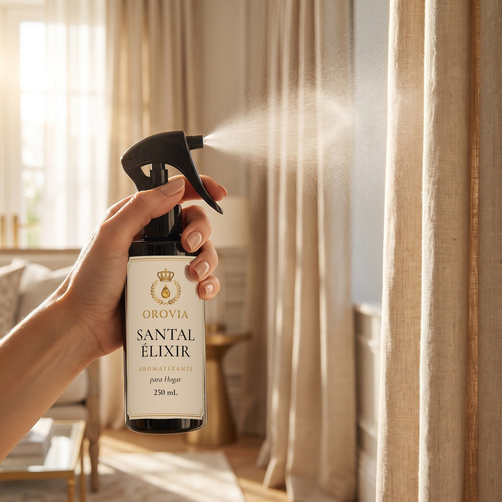 Santal Élixir · Aromatizante para Hogar 250 ml en uso