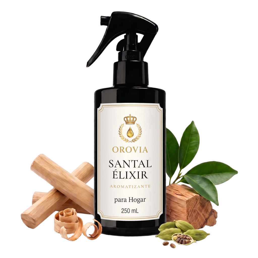 Santal Élixir · Aromatizante para Hogar 250 ml con sándalo, cardamomo y cedro