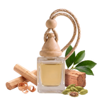 Santal Élixir · Difusor Colgante para Auto 8 ml con sándalo, cardamomo y cedro