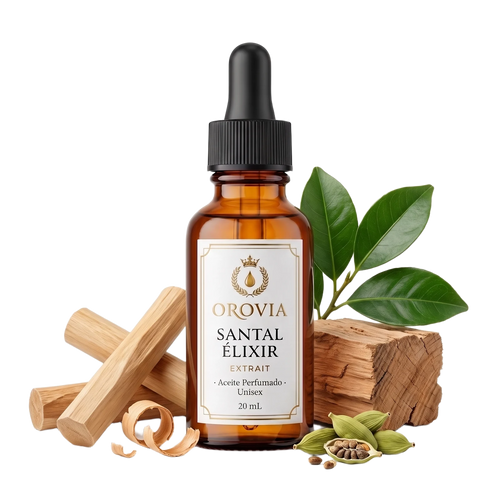 Santal Élixir · Aceite Perfumado 20 ml con sándalo, cardamomo y cedro