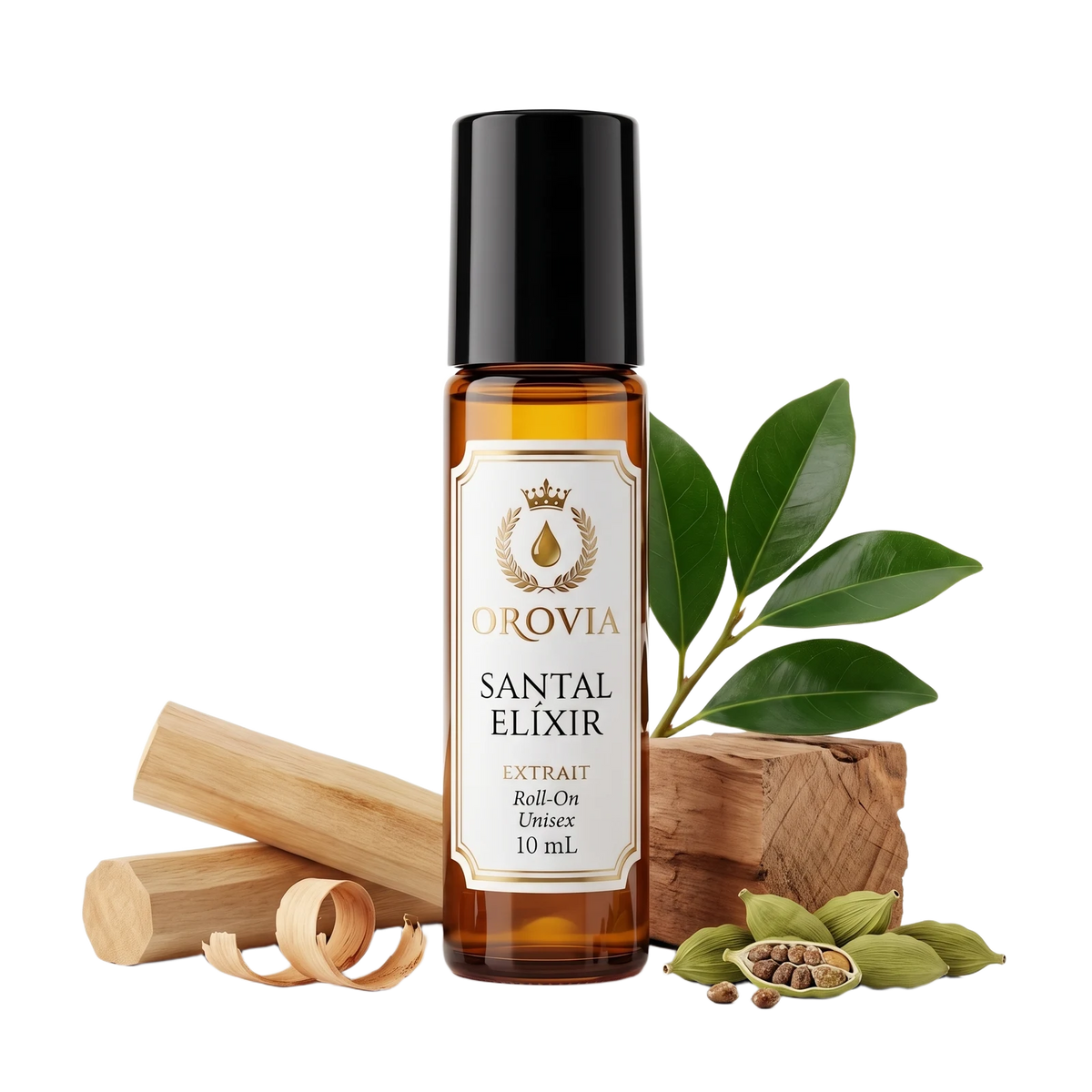 Santal Élixir · Roll-On 10 ml con sándalo, cardamomo y cedro