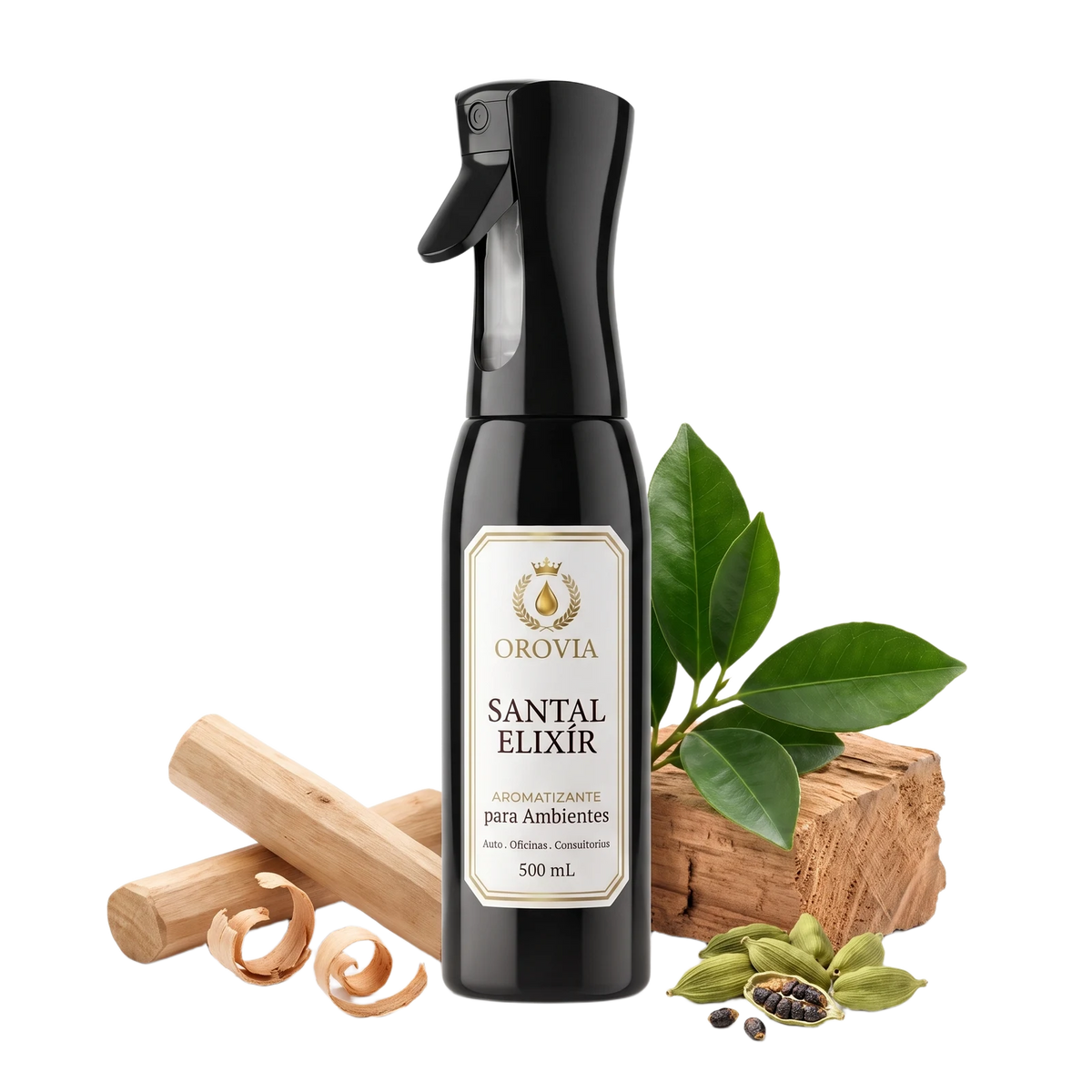 Santal Élixir · Aromatizante Spray Continuo para Ambientes 500 ml