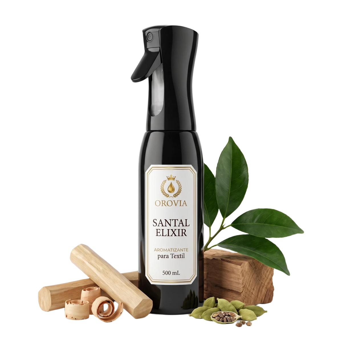 Santal Élixir · Aromatizante Spray Continuo para Textil 500 ml