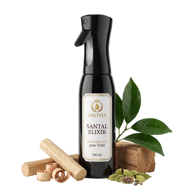 Santal Élixir · Aromatizante Spray Continuo para Textil 500 ml