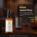 Santal Élixir · Feromonas Puras 30 ml: notas de cardamomo, sándalo y cedro