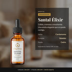 Santal Élixir · Aceite Perfumado 20 ml: notas de cardamomo, sándalo y cedro