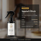 Santal Élixir · Hair Mist 150 ml: notas de cardamomo, sándalo y cedro