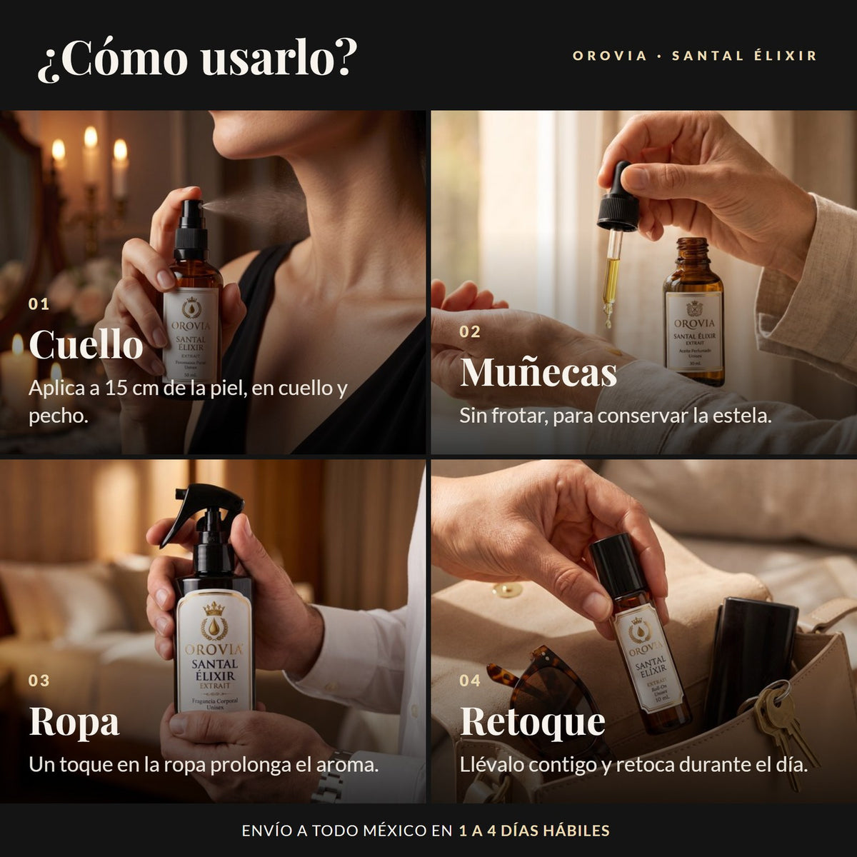 Cómo y dónde usar Santal Élixir